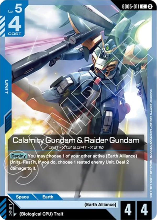 Calamity Gundam & Raider Gundam