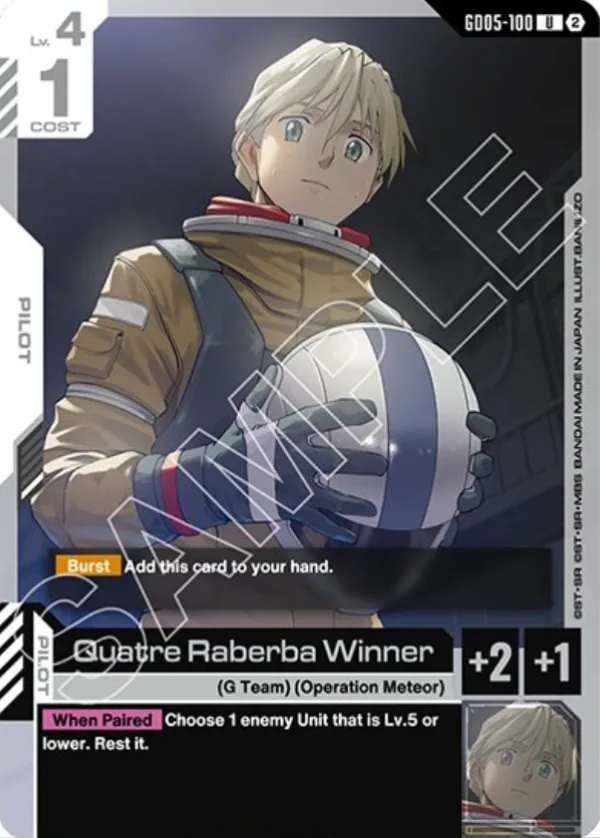 Quatre Raberba Winner